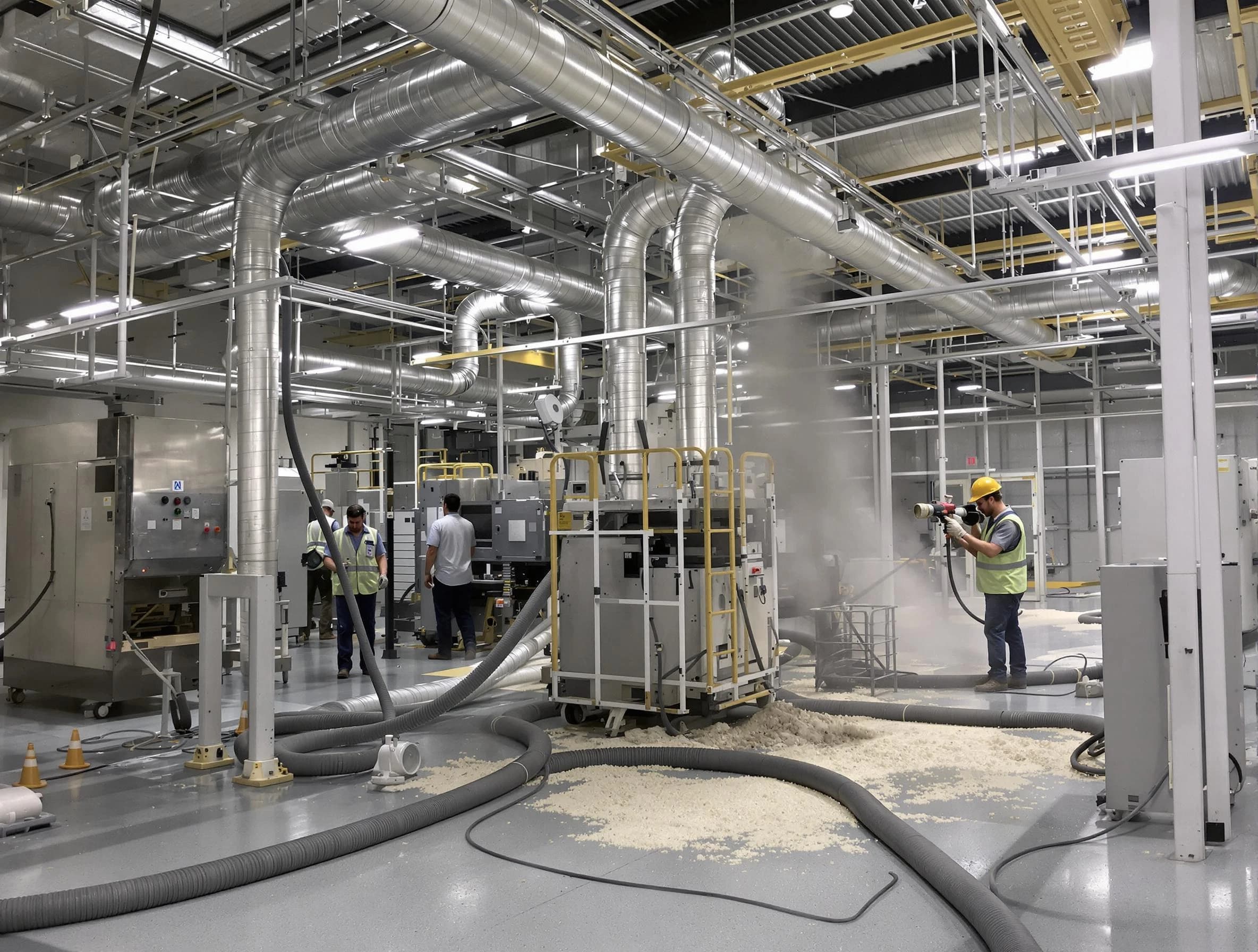 Heavy-duty industrial duct cleaning by Johns Creek Air Duct Cleaning in Johns Creek