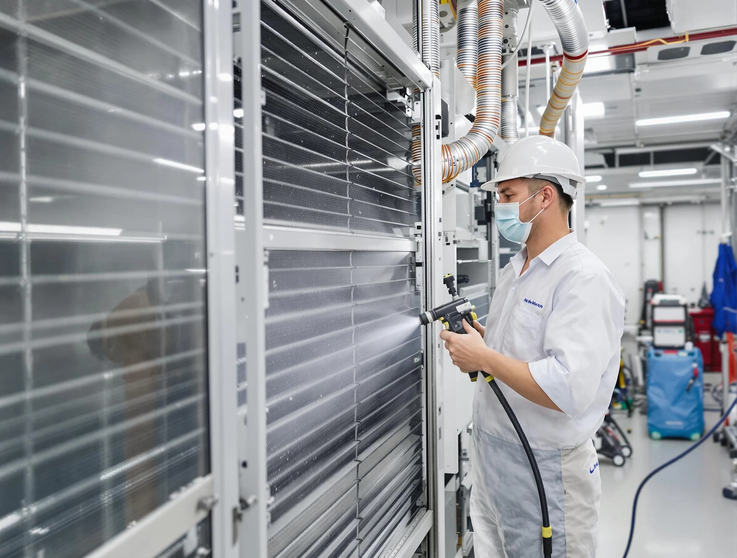 Professional AC coil cleaning by Johns Creek Air Duct Cleaning in Johns Creek