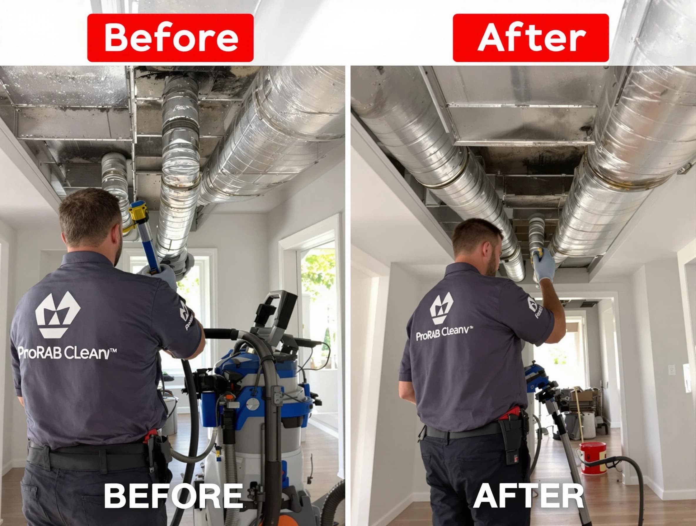Johns Creek Air Duct Cleaning expert performing thorough residential duct cleaning in a Johns Creek home