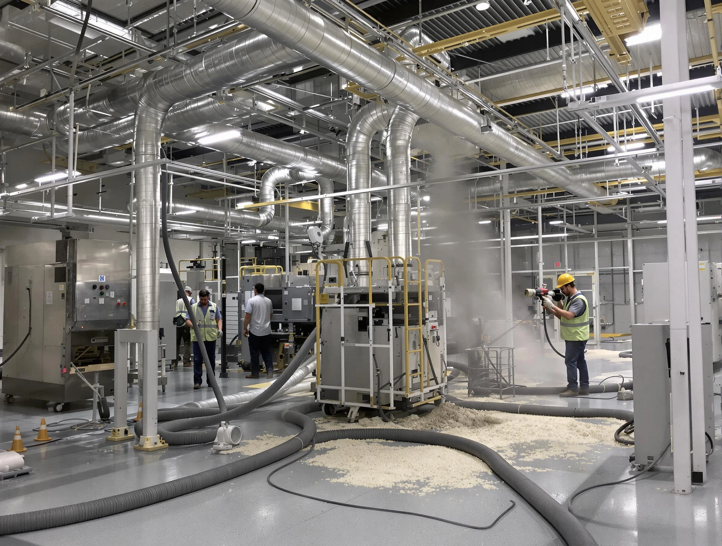 Heavy-duty industrial duct cleaning by Johns Creek Air Duct Cleaning in Johns Creek